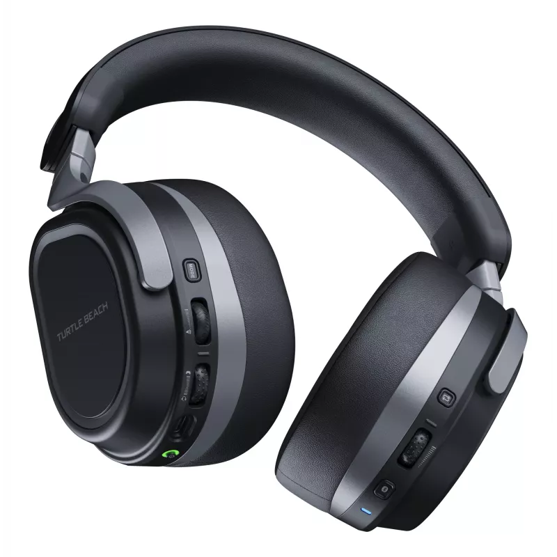 Turtle Beach Stealth 700 Black Xbox belaidžiai žaidimų ausinės su 80 val. baterija, Bluetooth, dvigubais siųstuvais ir 60 mm garsiakalbiais, skirtos Xbox Series X/S, Xbox One, PC ir mobiliems įrenginiams