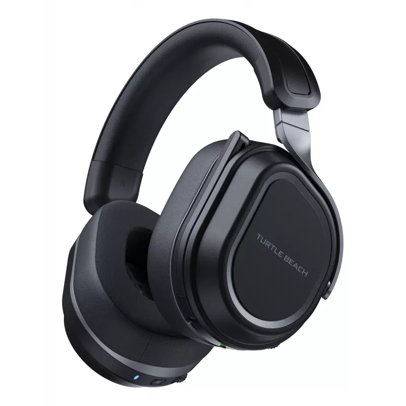 Belaidės žaidimų ausinės Turtle Beach Stealth 700 Black PC su iki 80 val. baterija, Bluetooth, dviem siųstuvais ir 60 mm garsiakalbiais, skirtos PC, PS5, PS4 ir mobiliesiems
