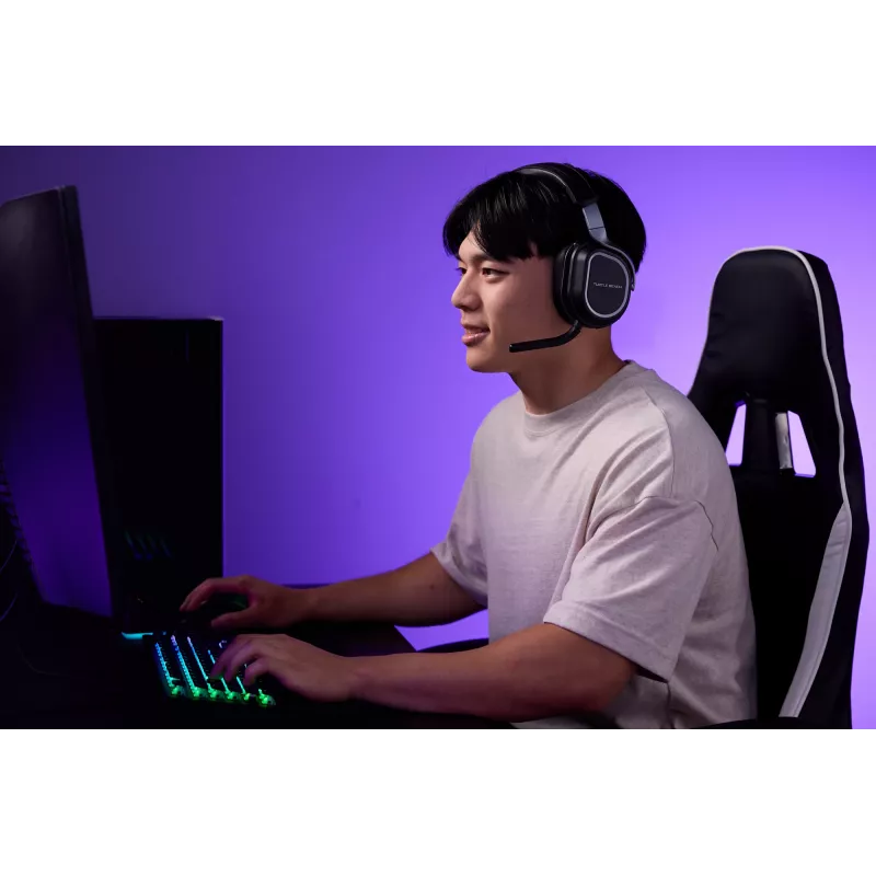 Belaidės žaidimų ausinės Turtle Beach Stealth 700 Black PC su iki 80 val. baterija, Bluetooth, dviem siųstuvais ir 60 mm garsiakalbiais, skirtos PC, PS5, PS4 ir mobiliesiems
