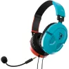 Turtle Beach Recon 50 ausinės su mikrofonu, laidinės, galvos lankas, žaidimams, mėlyna, raudona