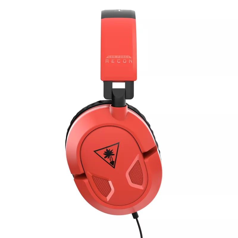 Turtle Beach Recon 50 ausinės su mikrofonu, laidinės, galvos lankas, žaidimams, mėlyna, raudona