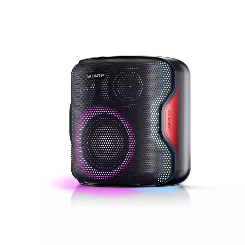 Sharp PS-921(BK) nešiojama vakarėlių kolonėlė 2.1, 130W, juoda