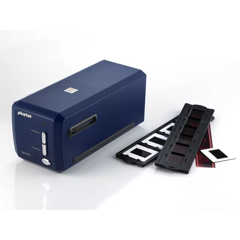Plustek OpticFilm 8100 juostų / skaidrių skaitytuvas 7200 x 7200 DPI mėlynas