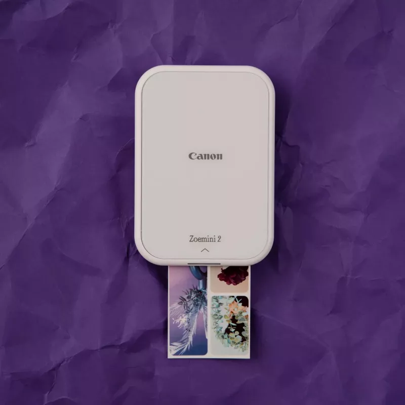 Canon Zoemini 2 nešiojamas foto spausdintuvas ZINK (be rašalo) 313 x 500 DPI 2 x 3 col. (5x7,6 cm)