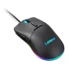Žaidimų pelė Lenovo GY51M74265 M210 RGB, USB Type-A, dešinei rankai, 8000 DPI, 7 mygtukai, 1000 Hz, 1,8 m laidas, juoda