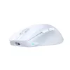 Turtle Beach Pure Air Balta – itin lengva belaidė ergonominė RGB žaidimų pelė, 26K DPI optinis jutiklis, 125h baterija, RGB apšvietimas