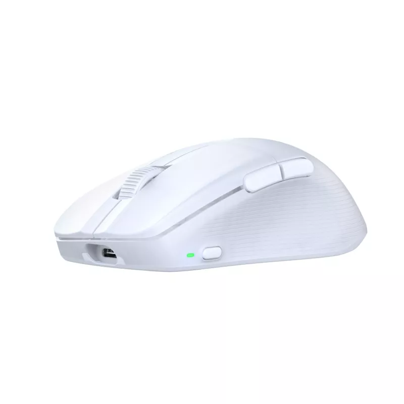 Turtle Beach Pure Air Balta – itin lengva belaidė ergonominė RGB žaidimų pelė, 26K DPI optinis jutiklis, 125h baterija, RGB apšvietimas