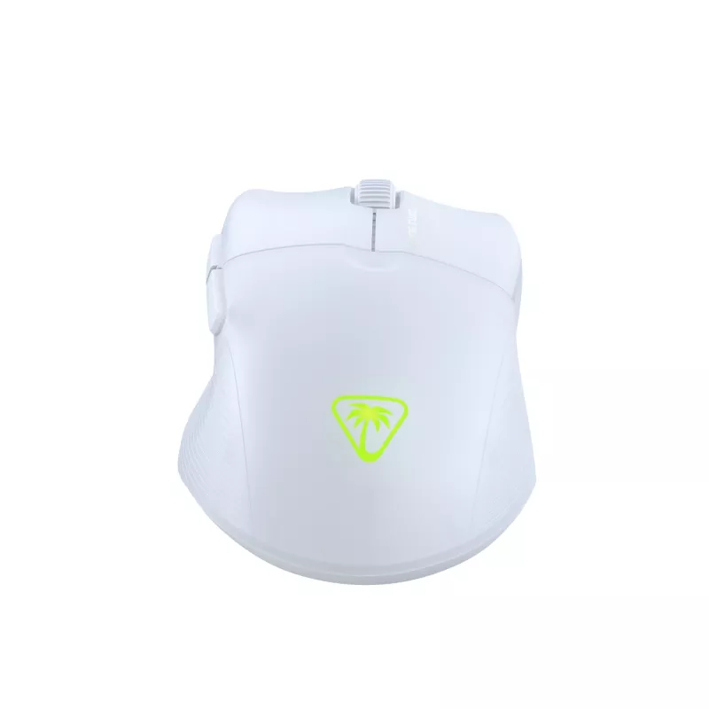 Turtle Beach Pure Air Balta – itin lengva belaidė ergonominė RGB žaidimų pelė, 26K DPI optinis jutiklis, 125h baterija, RGB apšvietimas