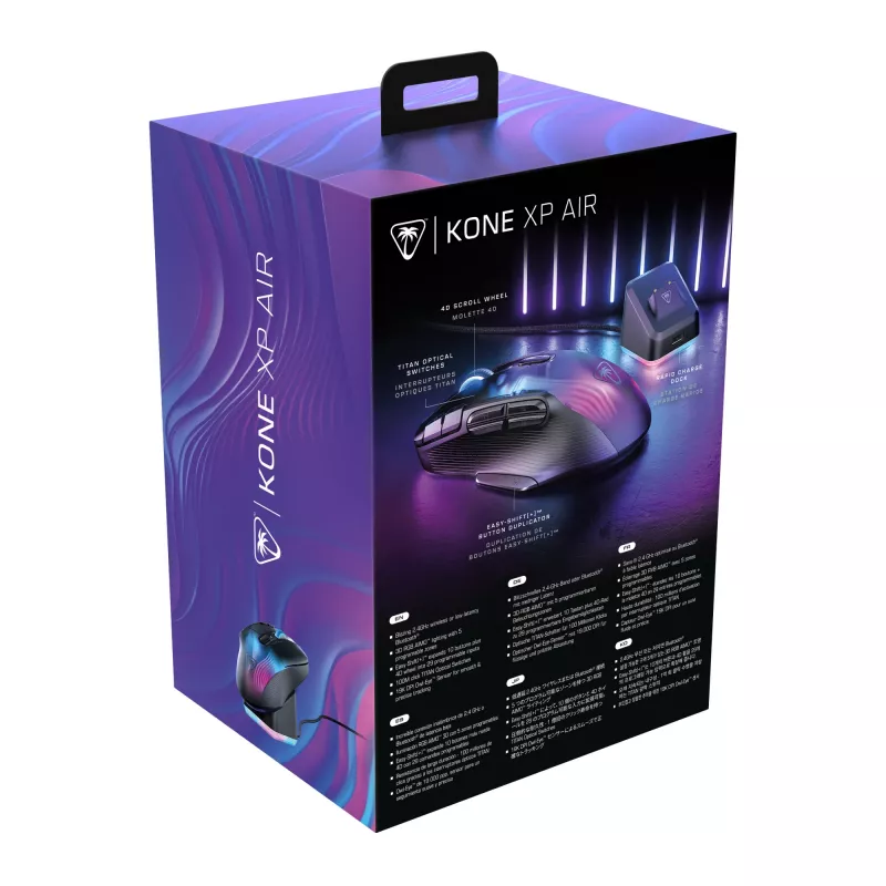 Pelė Turtle Beach Kone XP Air RF belaidė + Bluetooth