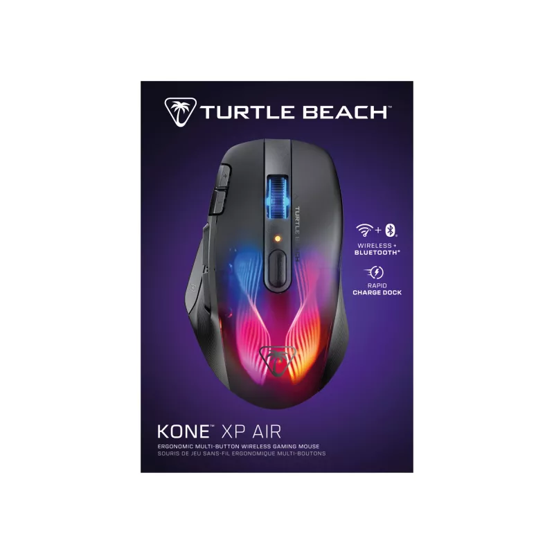 Pelė Turtle Beach Kone XP Air RF belaidė + Bluetooth