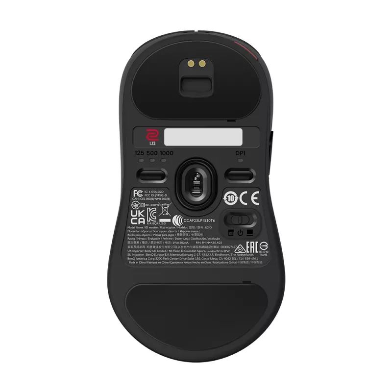 ZOWIE U2 belaidė pelė žaidimams Ambidekstrinė RF Wireless Optinė 3200 DPI