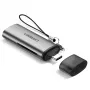 Kortelių skaitytuvas Ugreen 50704 USB 3.2 Gen 1 (3.1 Gen 1) Type-C pilka