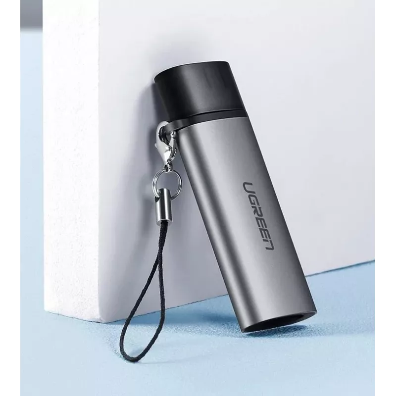 Kortelių skaitytuvas Ugreen 50704 USB 3.2 Gen 1 (3.1 Gen 1) Type-C pilka