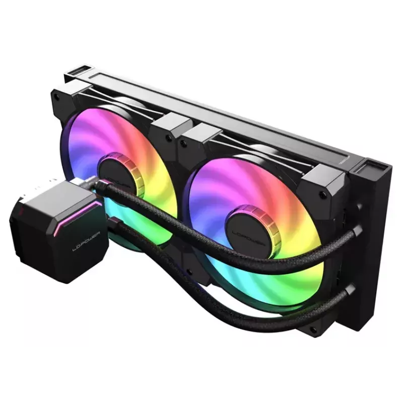 Vandens aušintuvas LC-Power LC-CC-240-B-ARGB 120 mm 2 ventiliatoriai ARGB