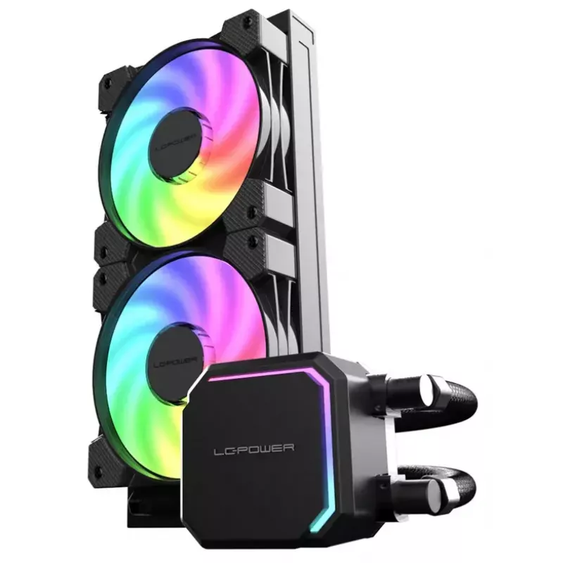 Vandens aušintuvas LC-Power LC-CC-240-B-ARGB 120 mm 2 ventiliatoriai ARGB