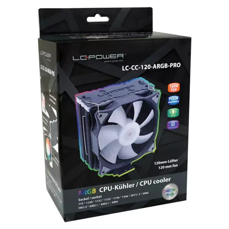 Aušintuvas LC-Power LC-CC-120-ARGB-PRO