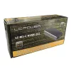 Išorinis SSD korpusas LC-Power LC-M2-C-NVME-2X2, aliuminis, juodas