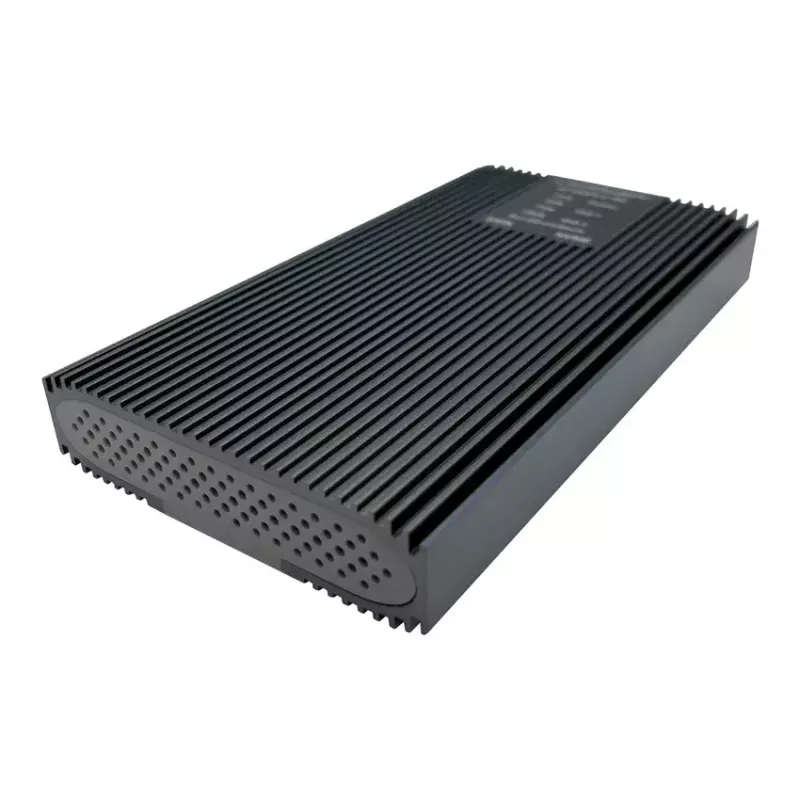 Išorinis SSD dėklas LC-DOCK-C-M2 2 M.2 diskams 10 Gbit/s Antracitas