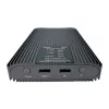 Išorinis SSD dėklas LC-DOCK-C-M2 2 M.2 diskams 10 Gbit/s Antracitas