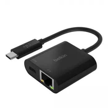 Belkin INC002vfBK USB-C dviejų ekranų prijungimo stotis su DisplayLink, 2x HDMI, Gigabit Ethernet, juoda
