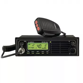 Automobilinis CB radijas Albrecht AE 6491 VOX su LCD ekranu 12/24 V