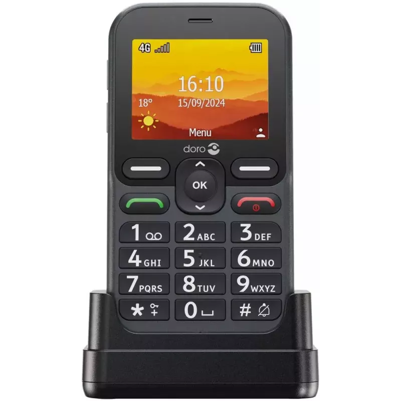 Mobilusis telefonas Doro Leva L10, 6,1 colio, 32 GB, grafitas
