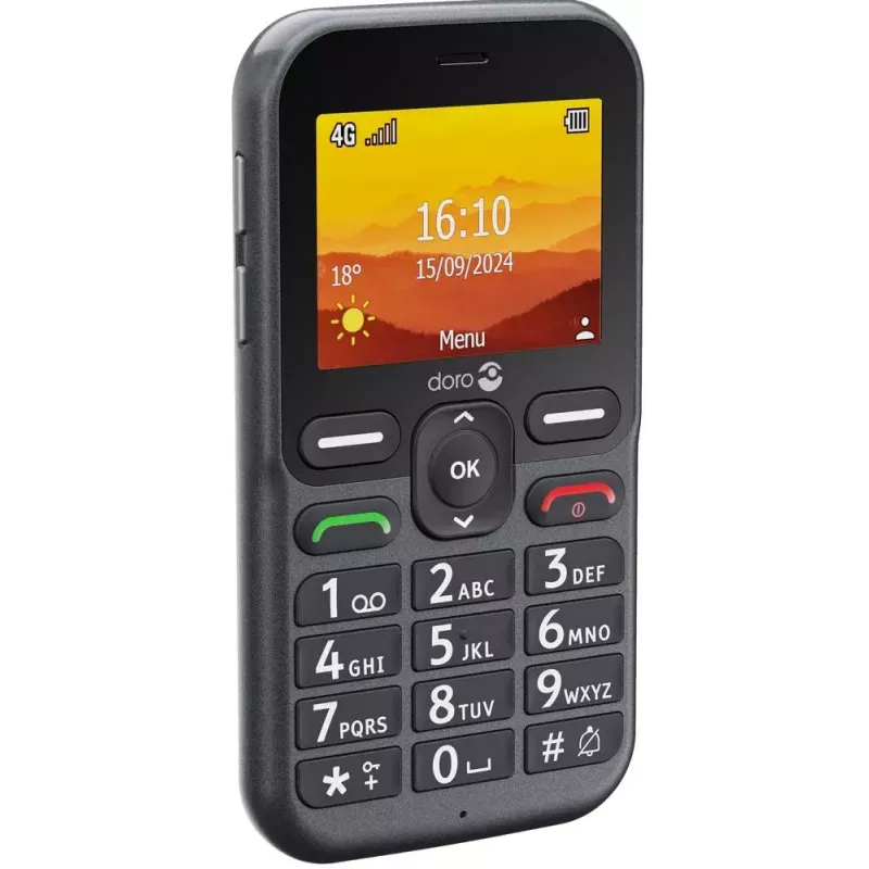 Mobilusis telefonas Doro Leva L10, 6,1 colio, 32 GB, grafitas