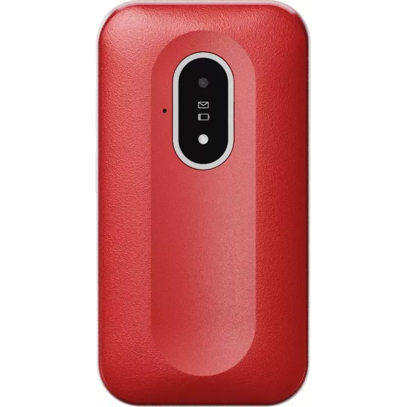 Mobilusis telefonas Doro Leva L20 4G, 2,8 colio ekranas, raudonai baltas