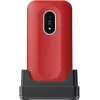 Mobilusis telefonas Doro Leva L20 4G, 2,8 colio ekranas, raudonai baltas