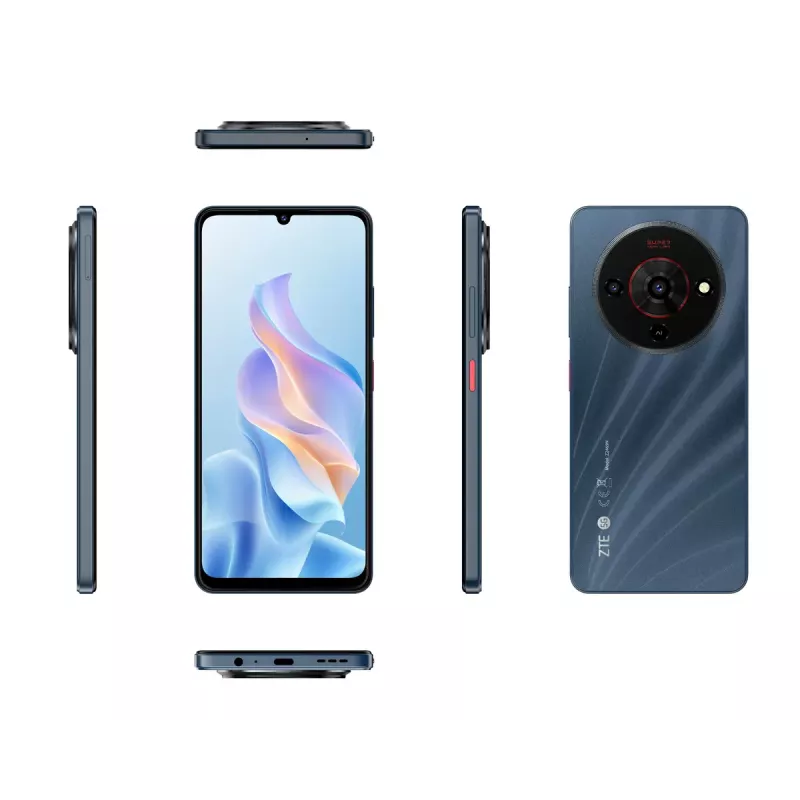 Išmanusis telefonas ZTE Blade A76 5G 6,75 colio 6 GB 128 GB juodas