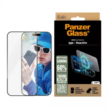 Žaidimų ekrano apsauga PanzerGlass iPhone '24 6,3 colio Pro Ultra-Wide Fit