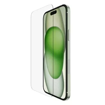 Belkin ScreenForce apsauginis stiklas iPhone 15 Plus, atsparus smūgiams ir įbrėžimams, grūdintas stiklas