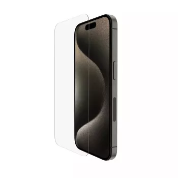 Apsauginis stiklas Belkin ScreenForce iPhone 15 Pro, atsparus smūgiams ir įbrėžimams