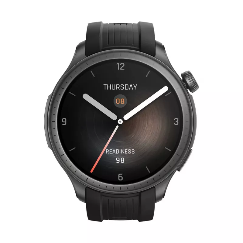 Amazfit Balance 3.81 cm (1.5 colio) AMOLED 46 mm Skaitmeninis 480 x 480 pikselių Liečiamas ekranas Juodas Wi-Fi GPS (palydovas)