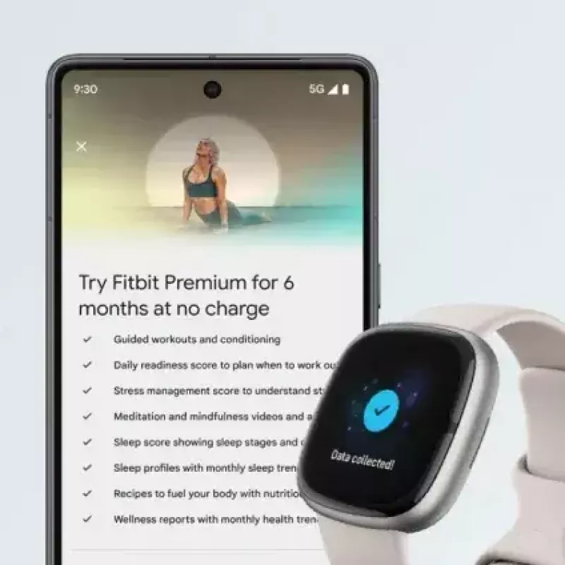 Išmanusis laikrodis Fitbit Sense 2 skaitmeniniu liečiamuoju ekranu juodas
