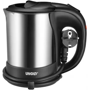 Unold 18575 elektrinis virdulys 0,5 L 1000 W Juodas, Nerūdijantis plienas