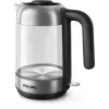 Philips 5000 serijos HD9339/80 stiklinis virdulys, 1.7 L, 2200 W, stiklas, nerūdijantis plienas, vandens lygio indikatorius, belaidis