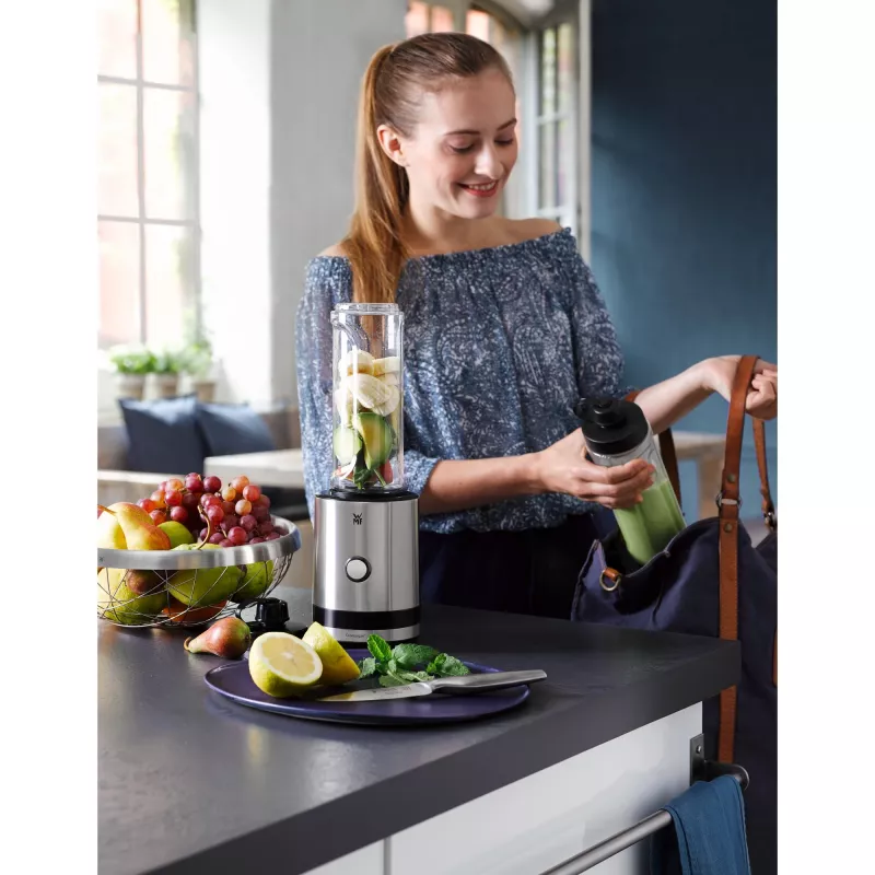 Stalo blenderis WMF KITCHENminis 0416500011, 0,6 L, 300 W, nerūdijantis plienas