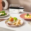 Kiaušinių virimo aparatas Krups EG2341, 3 kiaušinių talpa, 300 W, juodai baltas