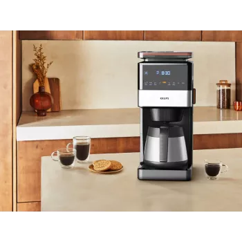 Lašelinė kavos virimo aparatas Krups Grind Aroma XL KT8428 su malūnėliu