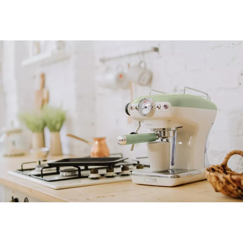 Ariete 1389 Vintage espresso kavos aparatas – pastelinė žalia spalva