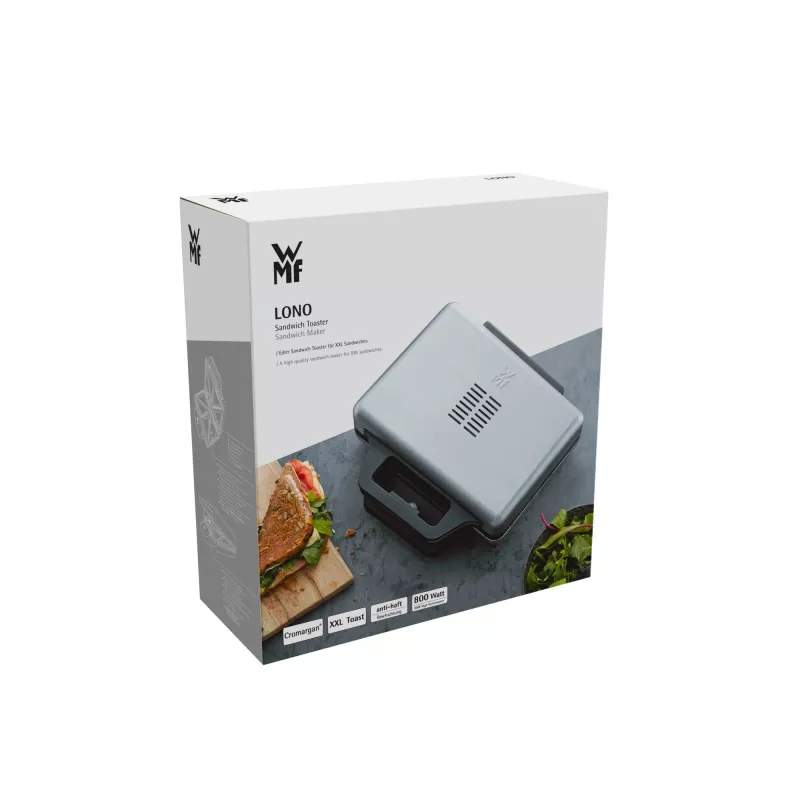 WMF LONO sumuštinių keptuvė 800 W, juoda/sidabrinė