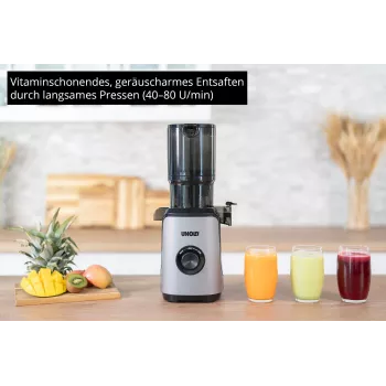Lėtas sulčiaspaudė Unold 78275 Sam 300 W anglies spalvos