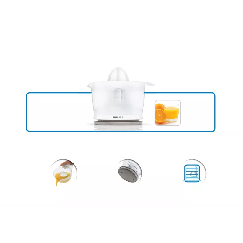 Philips Daily Collection Citrus press HR2738/00, 25 W, 0,5 L