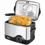 Unold 58615 aliejinė gruzdintuvė, 1200 W, 1,5 L, juoda / nerūdijantis plienas