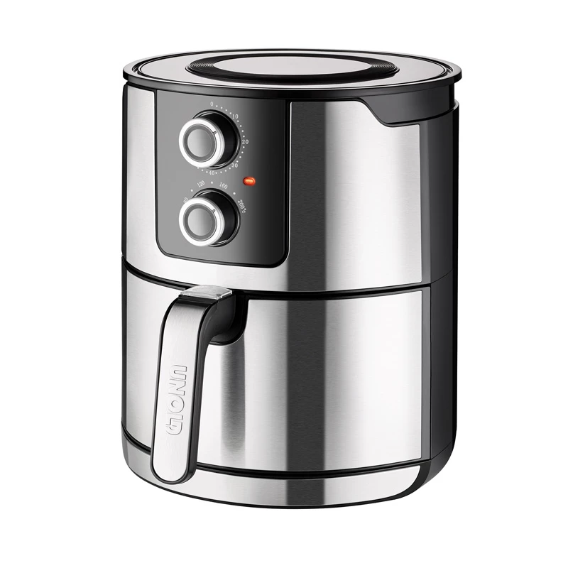 Unold 58655 Dviguba karšto oro gruzdintuvė 5 L 1400 W Juoda, nerūdijantis plienas