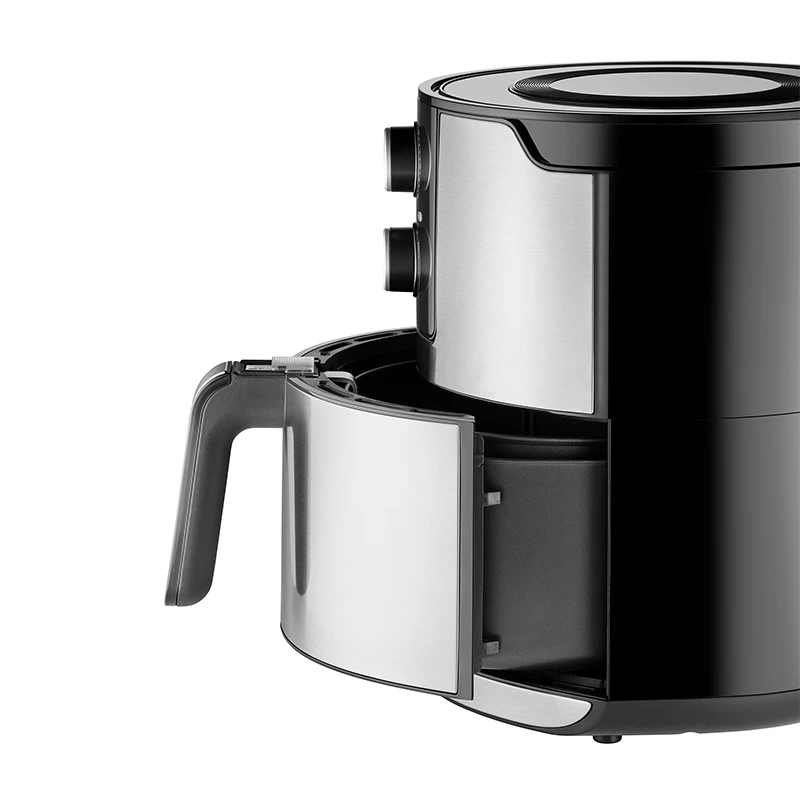 Unold 58655 Dviguba karšto oro gruzdintuvė 5 L 1400 W Juoda, nerūdijantis plienas