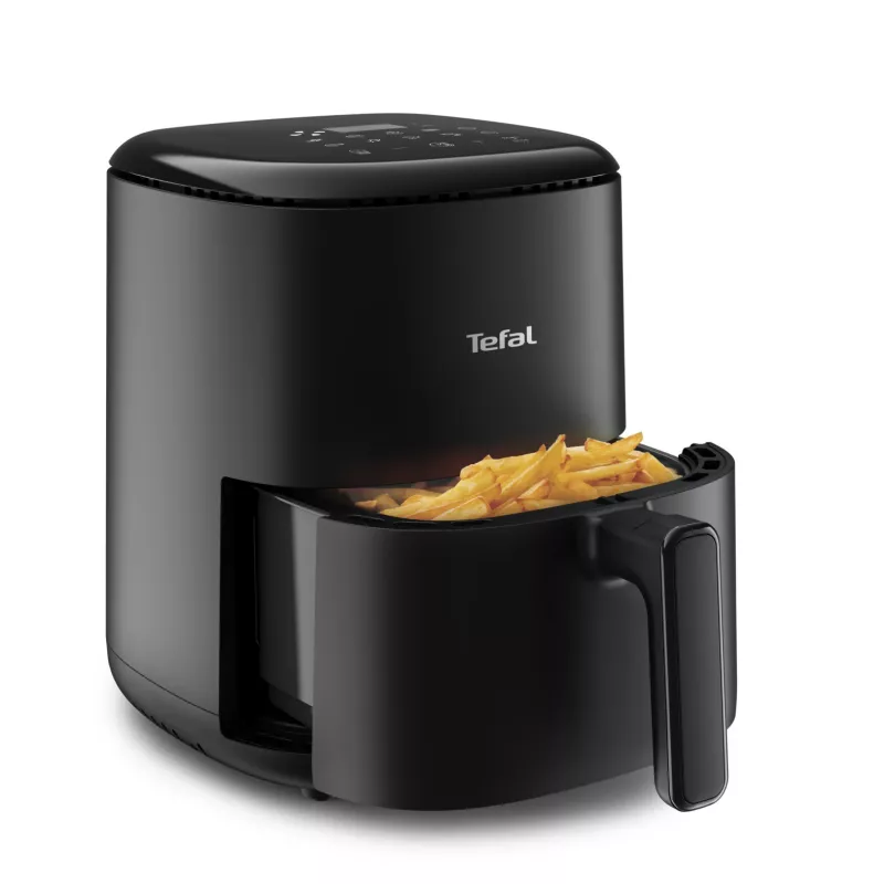 Karšto oro gruzdintuvė Tefal Easy Fry EY145810 – 3 l, 1300 W, liečiamasis valdymas, LCD ekranas, juoda