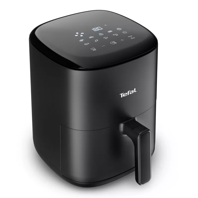 Karšto oro gruzdintuvė Tefal Easy Fry EY145810 – 3 l, 1300 W, liečiamasis valdymas, LCD ekranas, juoda