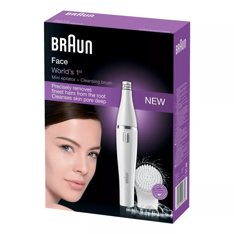 Epiliatorius veidui Braun Face 810+ White